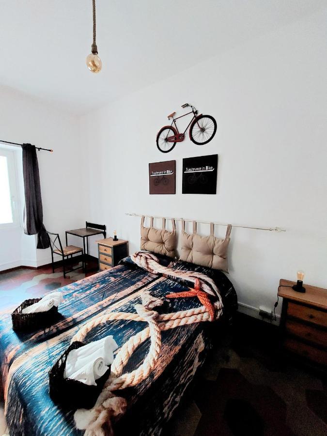 Trastevere In Bike - Con Wi-Fi E Ac Řím Exteriér fotografie